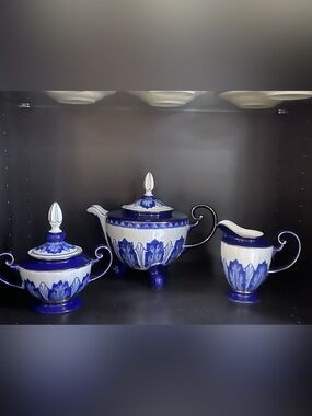 Bombay Blue and White Ceramic Creamer